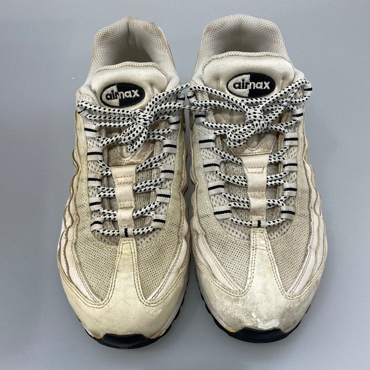 【中古品】【メンズ】 NIKE ナイキ 609048-109 AIR MAX 95 LE WHITE BLACK スニーカー 160-251211-WA-08-iwa サイズ：28cm カラー：WHITE/BLACK-BLACK 万代Net店