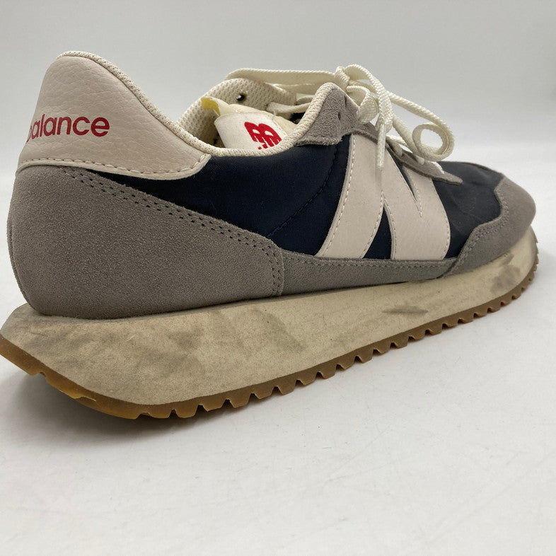【中古品】【メンズ/レディース】 NEW BALANCE ニューバランス 箱なし MS237SC 靴 スニーカー 163-250821-NS-03-iwa サイズ：27cm カラー：グレー ネイビー ホワイト 万代Net店