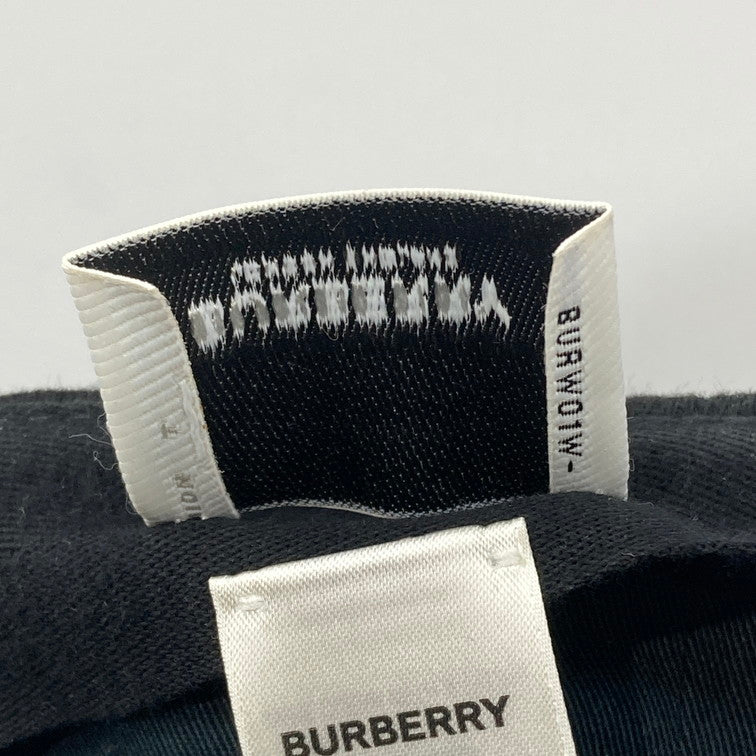 【中古品】【メンズ】 BURBERRY バーバリー TBロゴ キャップ 185-260320-WA-02-iwa サイズ：L カラー：ブラック 万代Net店