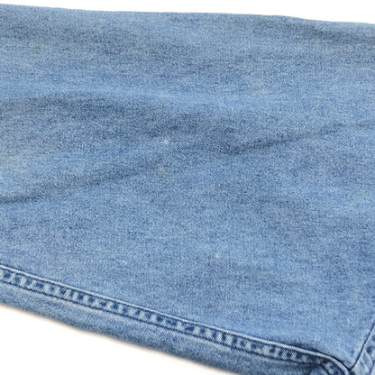 【現状渡し品】【メンズ】 TOMMY HILFIGER トミーヒルフィガー 90S LS DENIM BD SHIRT ダメージ加工 長袖 シャツ トップス 古着 ヴィンテージ 146-260616-rs-10-fur サイズ：S カラー：ブルー系 万代Net店