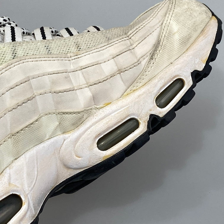 【中古品】【メンズ】 NIKE ナイキ 609048-109 AIR MAX 95 LE WHITE BLACK スニーカー 160-251211-WA-08-iwa サイズ：28cm カラー：WHITE/BLACK-BLACK 万代Net店