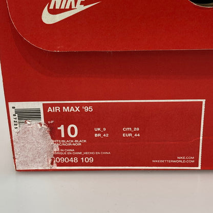 【中古品】【メンズ】 NIKE ナイキ 609048-109 AIR MAX 95 LE WHITE BLACK スニーカー 160-251211-WA-08-iwa サイズ：28cm カラー：WHITE/BLACK-BLACK 万代Net店
