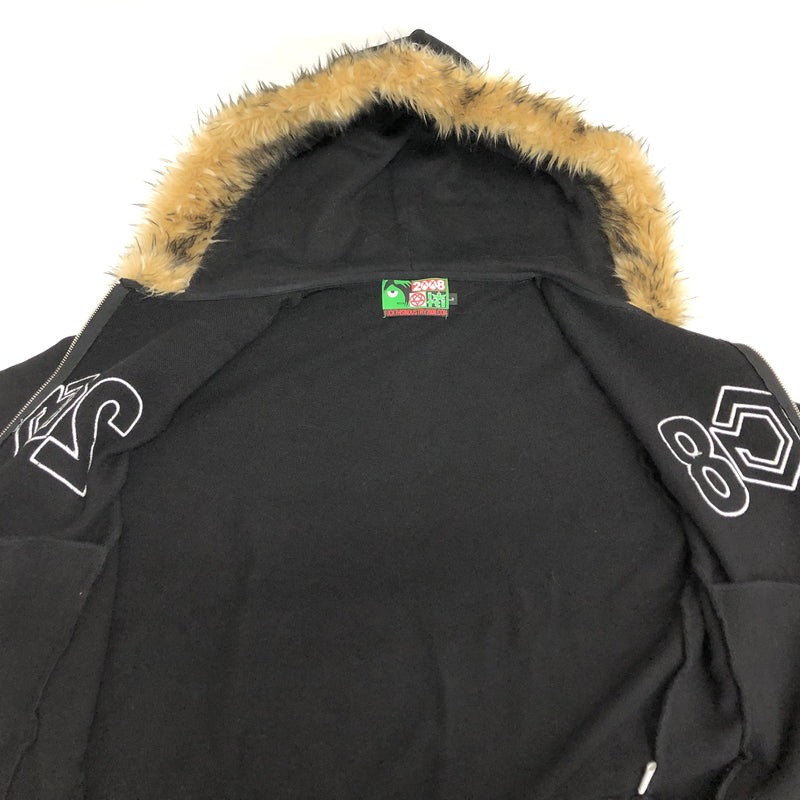 【中古品】【メンズ】 FUCK THIS INDUSTRY ファンク ディス インダストリー FUR FULL ZIP PARKER ファージップアップパーカー 長袖 トップス 142-260616-rs-11-fur サイズ：L カラー：ブラック 万代Net店