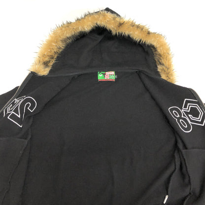 【中古品】【メンズ】 FUCK THIS INDUSTRY ファンク ディス インダストリー FUR FULL ZIP PARKER ファージップアップパーカー 長袖 トップス 142-260616-rs-11-fur サイズ：L カラー：ブラック 万代Net店