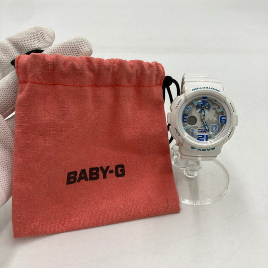 【ジャンク品】【レディース】 CASIO カシオ BABY-G ビーチ・トラベラー BGA-190-7BJF 腕時計 ※電池切れ 198-250824-NS-01-iwa カラー：ホワイト 万代Net店