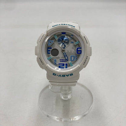 【ジャンク品】【レディース】 CASIO カシオ BABY-G ビーチ・トラベラー BGA-190-7BJF 腕時計 ※電池切れ 198-250824-NS-01-iwa カラー：ホワイト 万代Net店