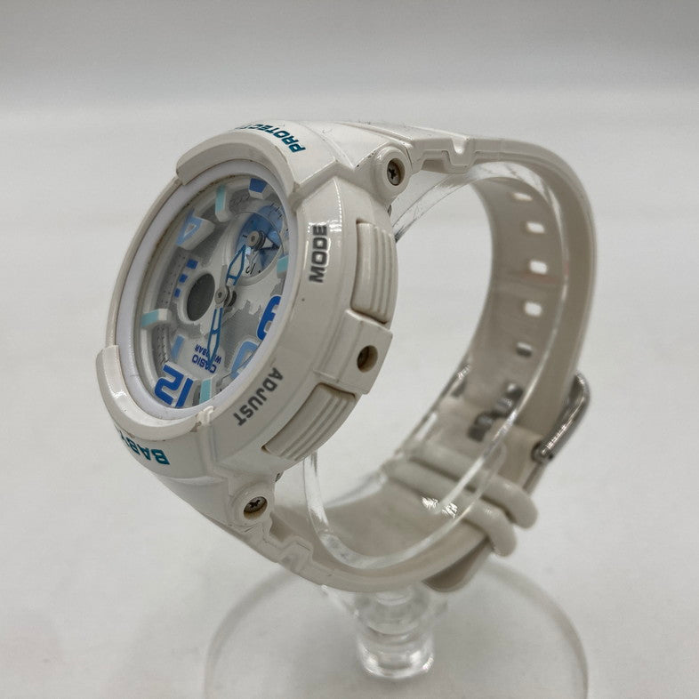【ジャンク品】【レディース】 CASIO カシオ BABY-G ビーチ・トラベラー BGA-190-7BJF 腕時計 ※電池切れ 198-250824-NS-01-iwa カラー：ホワイト 万代Net店