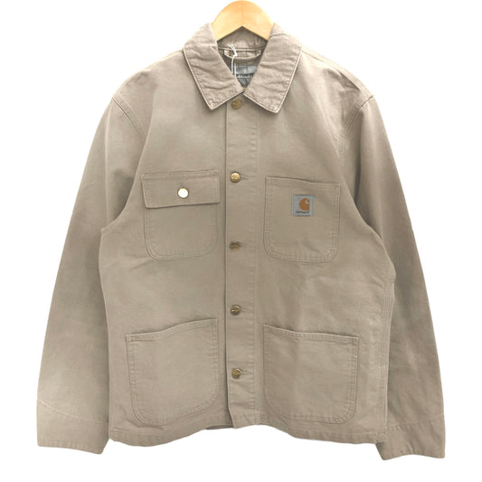 【中古美品】【メンズ】 CARHARTT WIP MICHIGAN COAT I034787 ミシガンコート カバーオール ワークジャケット アウター 142-260616-rs-09-fur サイズ：M カラー：ベージュ系 万代Net店