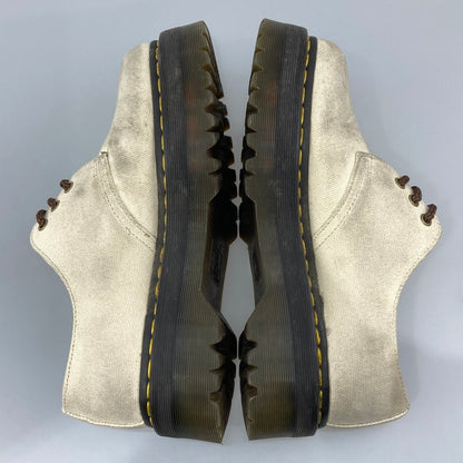 【中古品】【メンズ/レディース】 Dr.Martens ドクターマーチン AW006 VEGAN 1461 QUAD シューズ キャンバス レトロ柄 本体のみ（箱なし） 164-251211-WA-09-iwa サイズ：UK 9 カラー：ベージュ ブラウン 万代Net店
