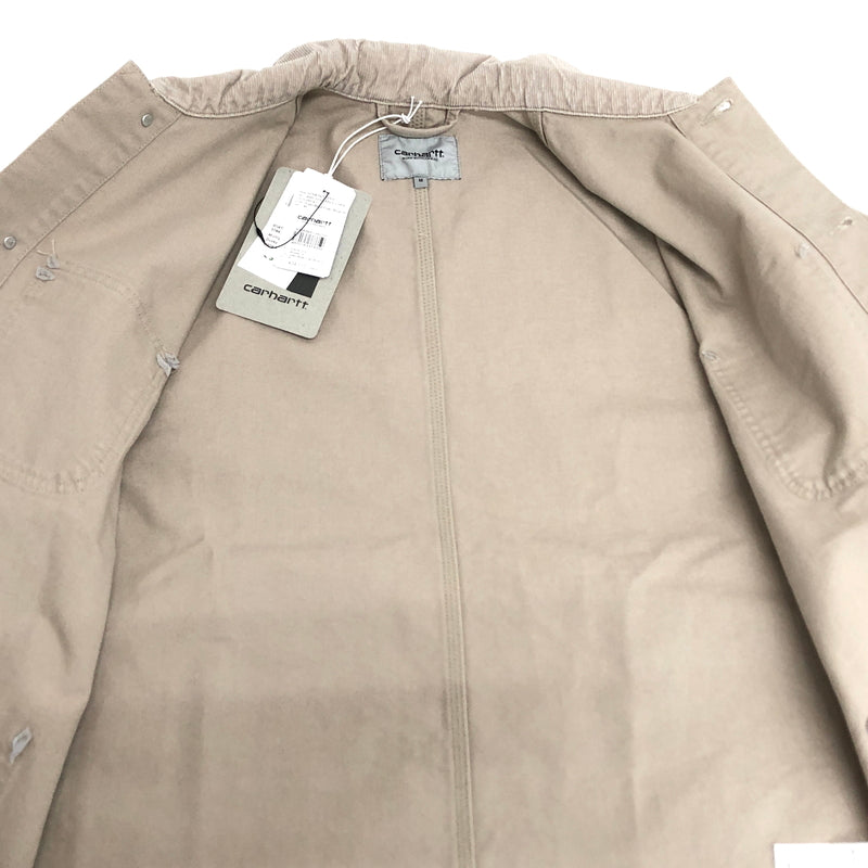 【中古美品】【メンズ】 CARHARTT WIP MICHIGAN COAT I034787 ミシガンコート カバーオール ワークジャケット アウター 142-260616-rs-09-fur サイズ：M カラー：ベージュ系 万代Net店