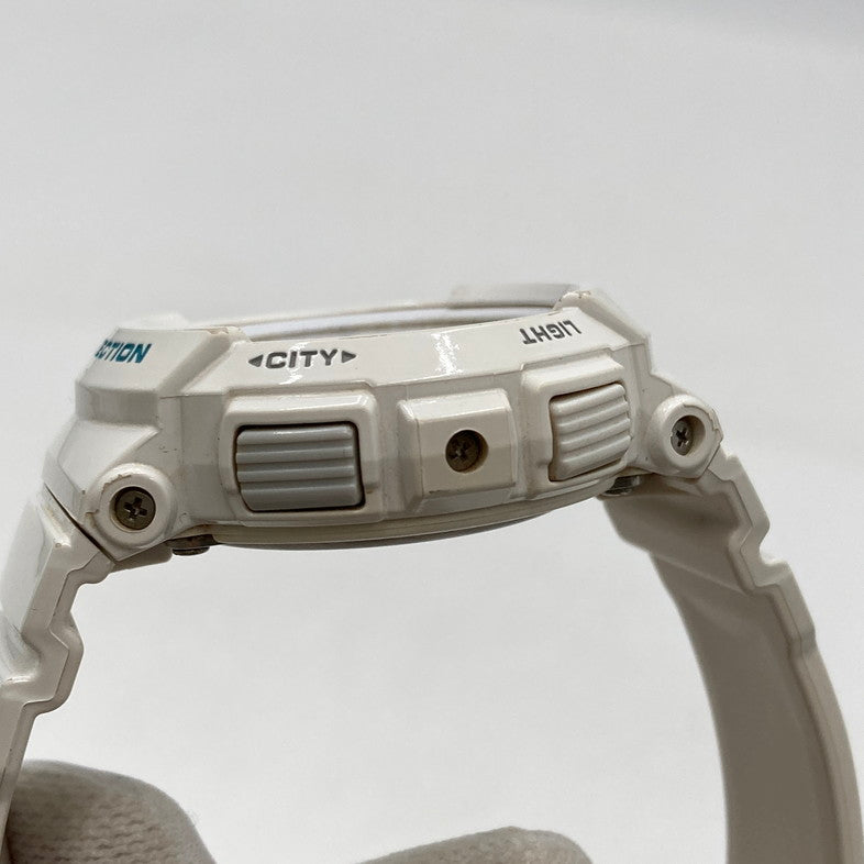 【ジャンク品】【レディース】 CASIO カシオ BABY-G ビーチ・トラベラー BGA-190-7BJF 腕時計 ※電池切れ 198-250824-NS-01-iwa カラー：ホワイト 万代Net店
