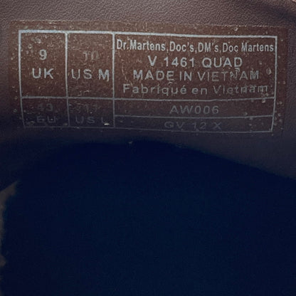 【中古品】【メンズ/レディース】 Dr.Martens ドクターマーチン AW006 VEGAN 1461 QUAD シューズ キャンバス レトロ柄 本体のみ（箱なし） 164-251211-WA-09-iwa サイズ：UK 9 カラー：ベージュ ブラウン 万代Net店