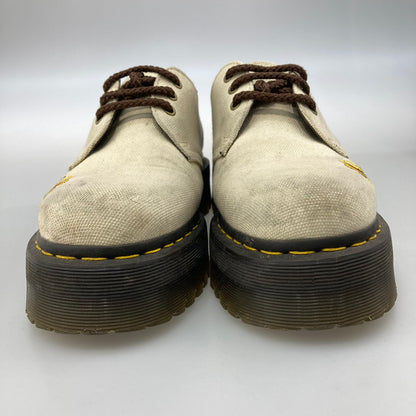 【中古品】【メンズ/レディース】 Dr.Martens ドクターマーチン AW006 VEGAN 1461 QUAD シューズ キャンバス レトロ柄 本体のみ（箱なし） 164-251211-WA-09-iwa サイズ：UK 9 カラー：ベージュ ブラウン 万代Net店