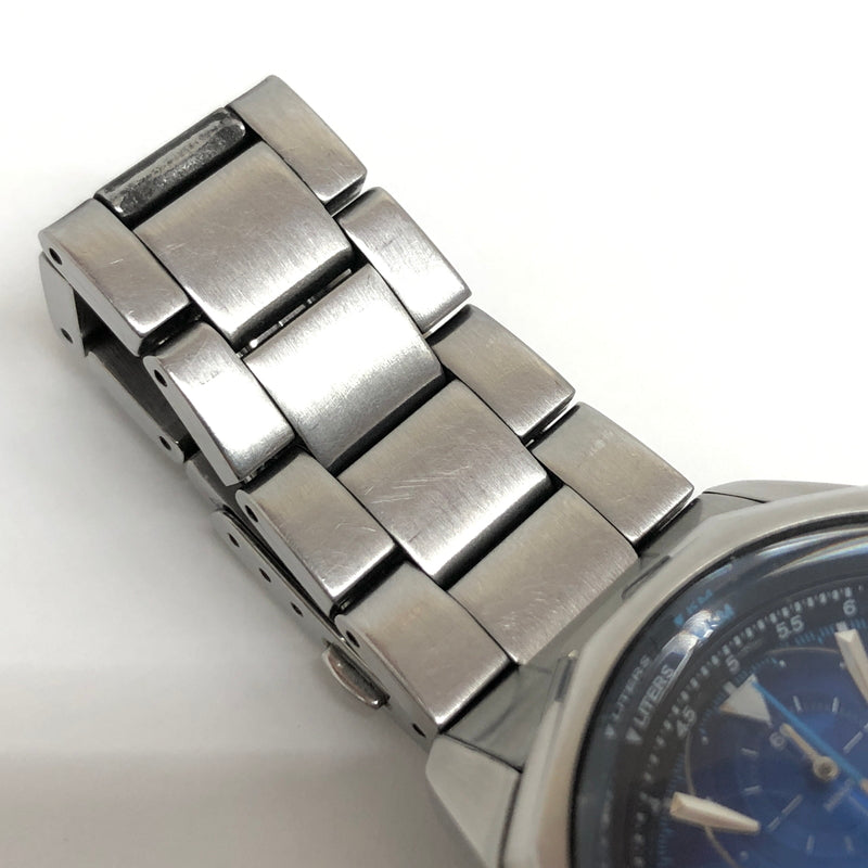 【現状渡し品】【メンズ/レディース】 SEIKO WIRED セイコー ワイアード THE BLUE VK67-K090 ザ・ブルー クォーツ式 クロノグラフ ウォッチ 腕時計 198-260902-rs-05-fur カラー：シルバー/ブルー 万代Net店