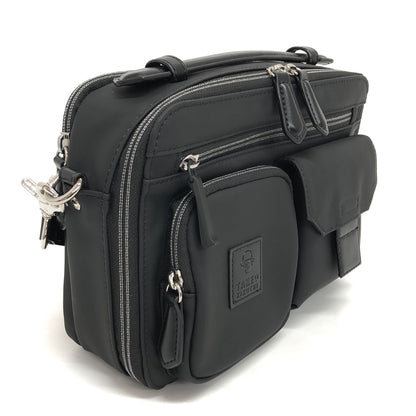 【中古品】【メンズ】 TAKEO KIKUCHI タケオキクチ VELCRO II 732123 ベルクロII ショルダーバッグ セカンドバッグ 2WAY 鞄 188-260902-rs-06-fur カラー：ブラック 万代Net店