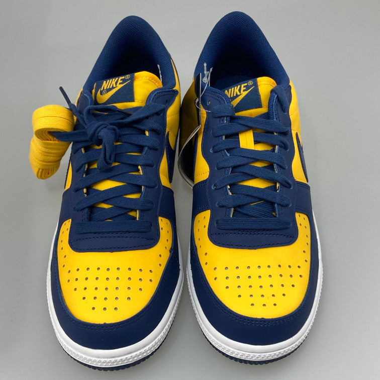 【中古美品】【メンズ】 NIKE ナイキ FJ4206-700 TERMINATOR LOW OG スニーカー 160-251211-WA-11-iwa サイズ：26cm カラー：UNIVERSITY GOLD/NAVY-WHITE 万代Net店