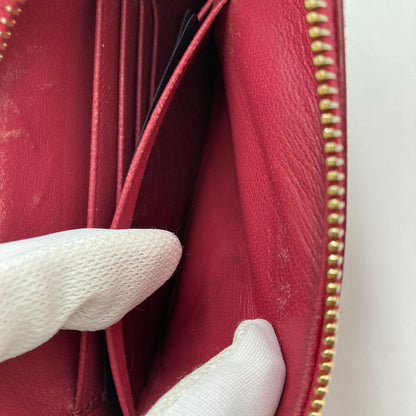 【中古品】【レディース】 PRADA プラダ 1M1441 SAFFIANO リボンポーチ レザー ストラップ付 181-250824-NS-03-iwa カラー：ピンク 万代Net店