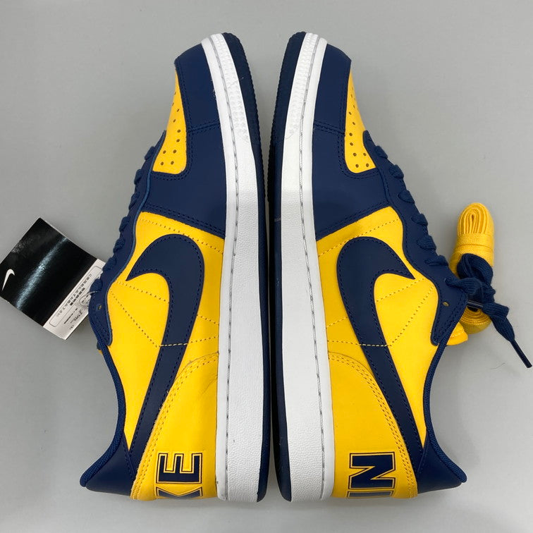 【中古美品】【メンズ】 NIKE ナイキ FJ4206-700 TERMINATOR LOW OG スニーカー 160-251211-WA-11-iwa サイズ：26cm カラー：UNIVERSITY GOLD/NAVY-WHITE 万代Net店