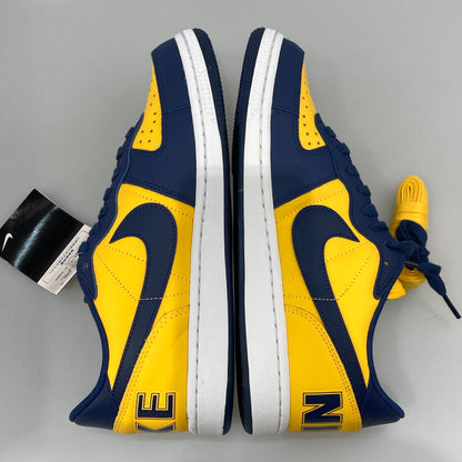 【中古美品】【メンズ】 NIKE ナイキ FJ4206-700 TERMINATOR LOW OG スニーカー 160-251211-WA-11-iwa サイズ：26cm カラー：UNIVERSITY GOLD/NAVY-WHITE 万代Net店