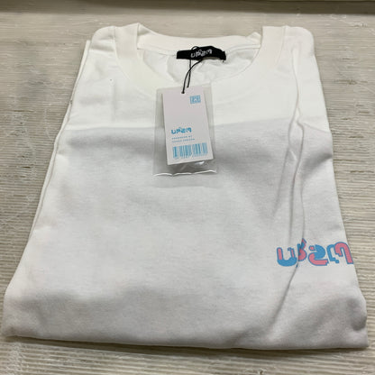 【現状渡し品】 兎田ぺこら UP2M Tシャツ ホワイト フリーサイズ 「バーチャルYouTuber ホロライブ 兎田ぺこら 200万人記念 053-260918-MS-08-min 万代Net店