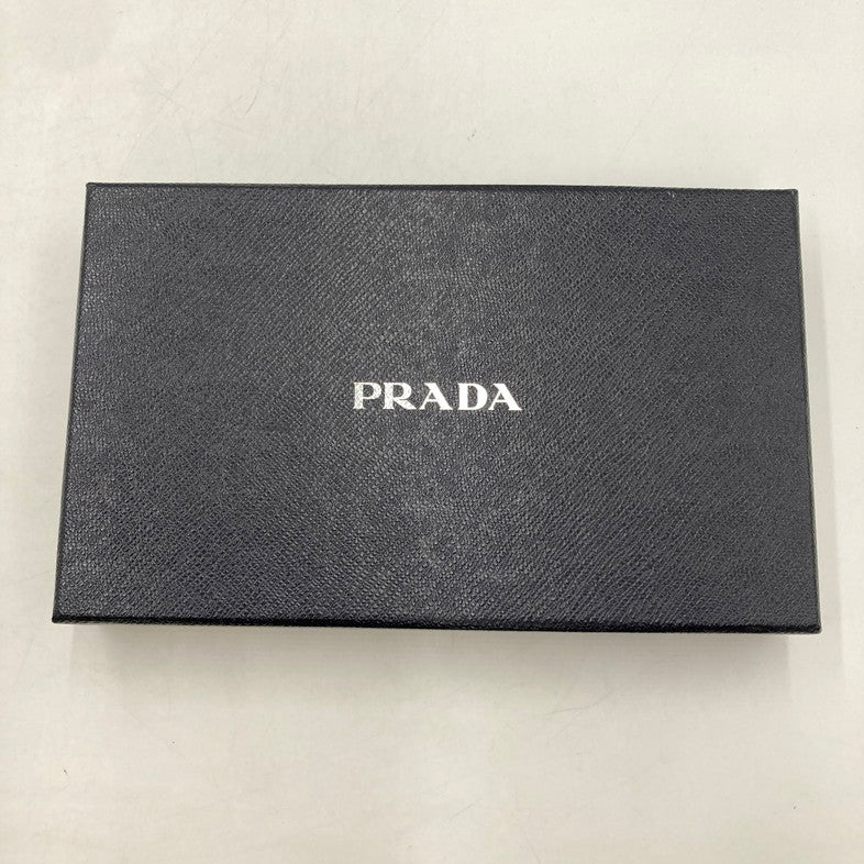 【中古品】【レディース】 PRADA プラダ 1M1441 SAFFIANO リボンポーチ レザー ストラップ付 181-250824-NS-03-iwa カラー：ピンク 万代Net店