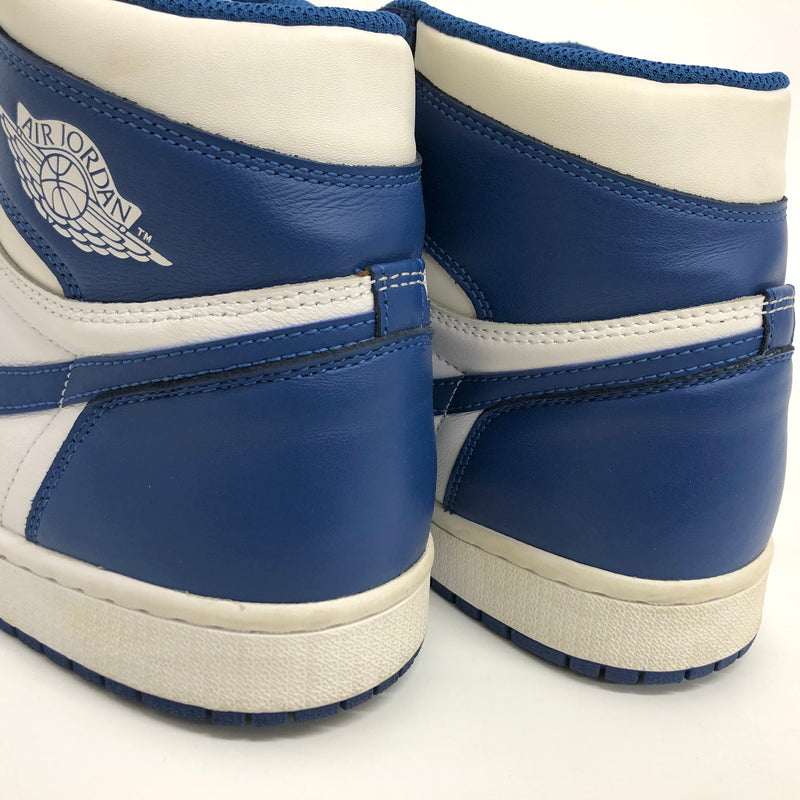 【中古品】【メンズ】 NIKE ナイキ AIR JORDAN 1 RETRO HIGH "STORM BLUE" 555088-127 エア ジョーダン レトロ ハイ スニーカー シューズ 靴 160-260617-rs-02-fur サイズ：28.0cm US10 カラー：ホワイト/ストームブルー 万代Net店