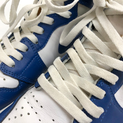【中古品】【メンズ】 NIKE ナイキ AIR JORDAN 1 RETRO HIGH "STORM BLUE" 555088-127 エア ジョーダン レトロ ハイ スニーカー シューズ 靴 160-260617-rs-02-fur サイズ：28.0cm US10 カラー：ホワイト/ストームブルー 万代Net店