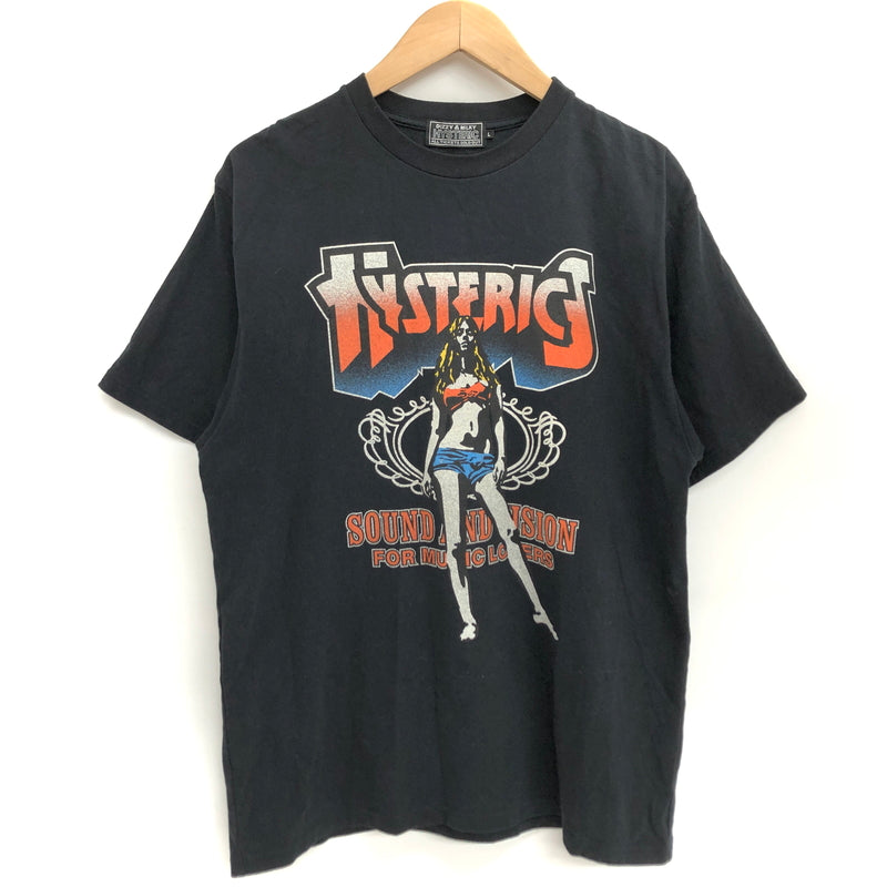 【中古品】【メンズ】 HYSTERIC GLAMOUR ヒステリックグラマー BAD ASS MAMA TOUR S/S TEE 02261CT04 半袖 Tシャツ トップス 140-260902-rs-07-fur サイズ：L カラー：ブラック 万代Net店