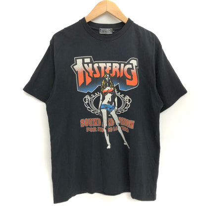 【中古品】【メンズ】 HYSTERIC GLAMOUR ヒステリックグラマー BAD ASS MAMA TOUR S/S TEE 02261CT04 半袖 Tシャツ トップス 140-260902-rs-07-fur サイズ：L カラー：ブラック 万代Net店