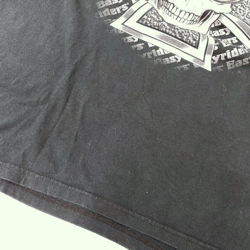 【中古品】【メンズ】 HANES ヘインズ EASYRIDERS SS TEE イージーライダーズ ショートスリーブ Tシャツ トップス 146-260922-kh-14-izu サイズ：XL カラー：ブラック系 万代Net店