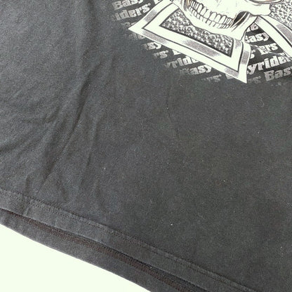 【中古品】【メンズ】 HANES ヘインズ EASYRIDERS SS TEE イージーライダーズ ショートスリーブ Tシャツ トップス 146-260922-kh-14-izu サイズ：XL カラー：ブラック系 万代Net店