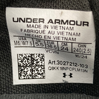 【中古品】【メンズ/レディース】 UNDER ARMOUR アンダーアーマー UAファットタイヤ ベンチャー プロ 3027212-103 FAT TIRE 靴 スニーカー 165-250824-NS-05-iwa サイズ：24cm カラー：ホワイト ブラック ブルー 万代Net店