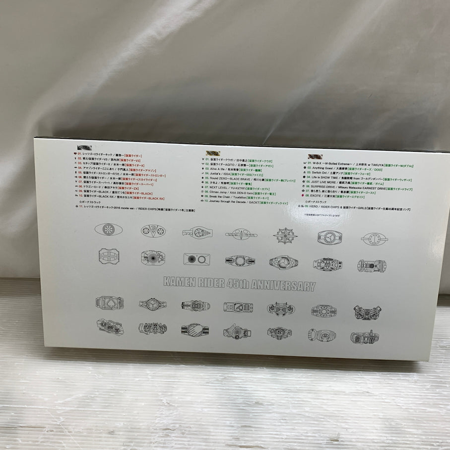 【現状渡し品】 昭和ライダー&平成ライダーTV主題歌 コンプリートベストCD 042-260911-MS-03-min 万代Net店