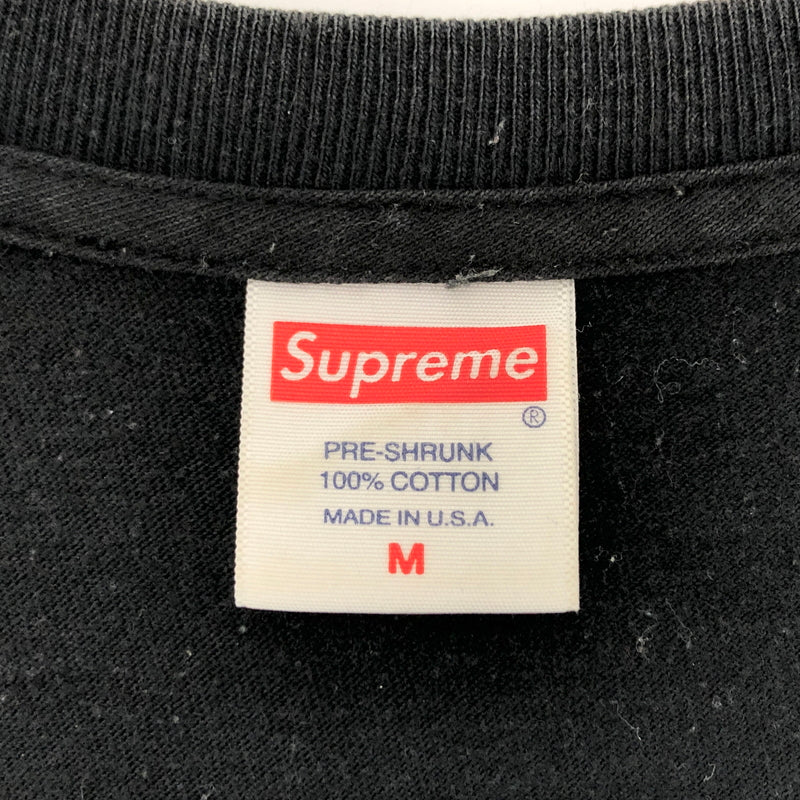 【現状渡し品】【メンズ】 SUPREME シュプリーム 18AW CUTOUTS TEE Tシャツ 半袖 トップス 149-260617-rs-06-fur サイズ：M カラー：ブラック 万代Net店