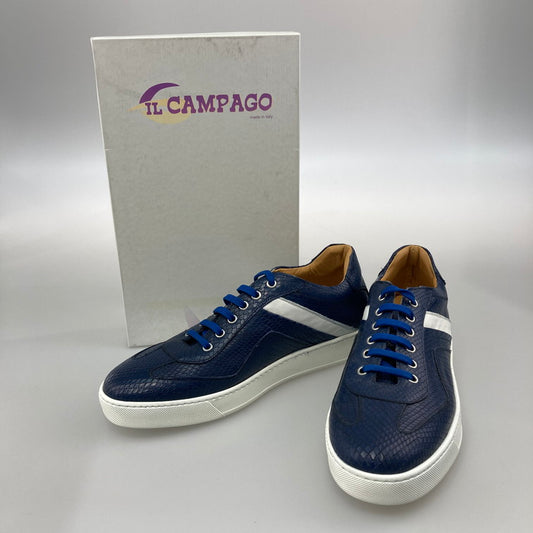 【中古美品】【メンズ】 IL CAMPAGO SUTOR3 スニーカー 163-251213-WA-04-iwa サイズ：43 カラー：ネイビー系 万代Net店