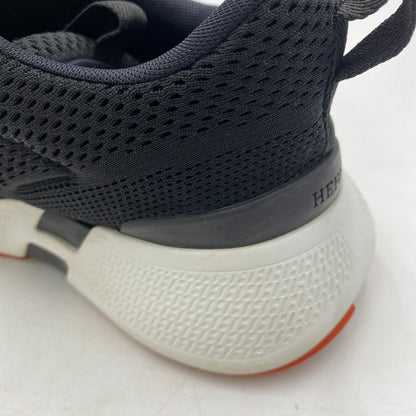 【中古品】【メンズ】 HERMES エルメス HEROES H DETAIL 232985Z ヒーローズ H ディテール 靴 スニーカー 183-260417-ks-02-tei サイズ：42.5 (27cm~27.5cm) 本体のみ カラー：ブラック 万代Net店