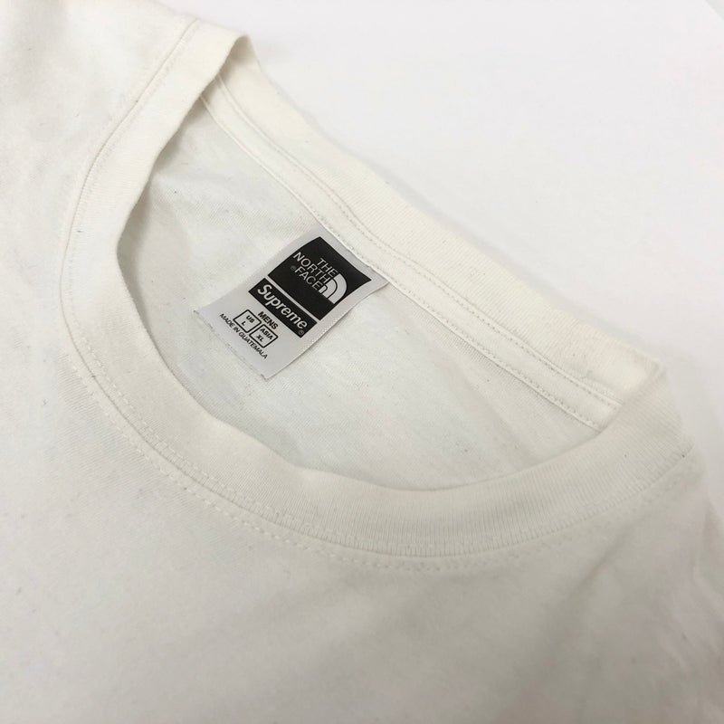 【現状渡し品】【メンズ】 SUPREME × THE NORTH FACE シュプリーム ザ・ノースフェイス 22SS BANDANA S/S TEE NT02209I Tシャツ 半袖 トップス 149-260617-rs-07-fur サイズ：XL カラー：ホワイト 万代Net店