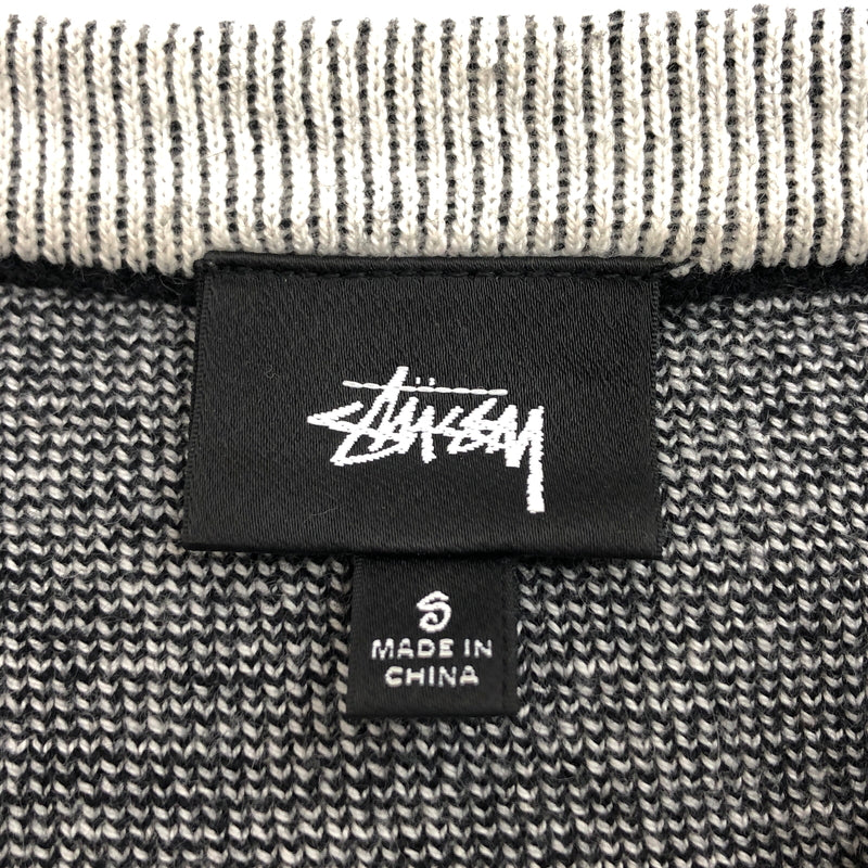 【中古品】【メンズ】 STUSSY ステューシー ALPINE SWEATER 117279 セーター 長袖 トップス 古着 142-260617-rs-08-fur サイズ：S カラー：ブラック 万代Net店