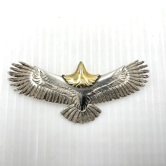 【中古品】【メンズ】 WING ROCK ウィング ロック EAGLE L RUBY EYE イーグル L ルビー目 頭金 アクセサリー ペンダントトップ 191-260907-sa-06-teih カラー：シルバー 万代Net店