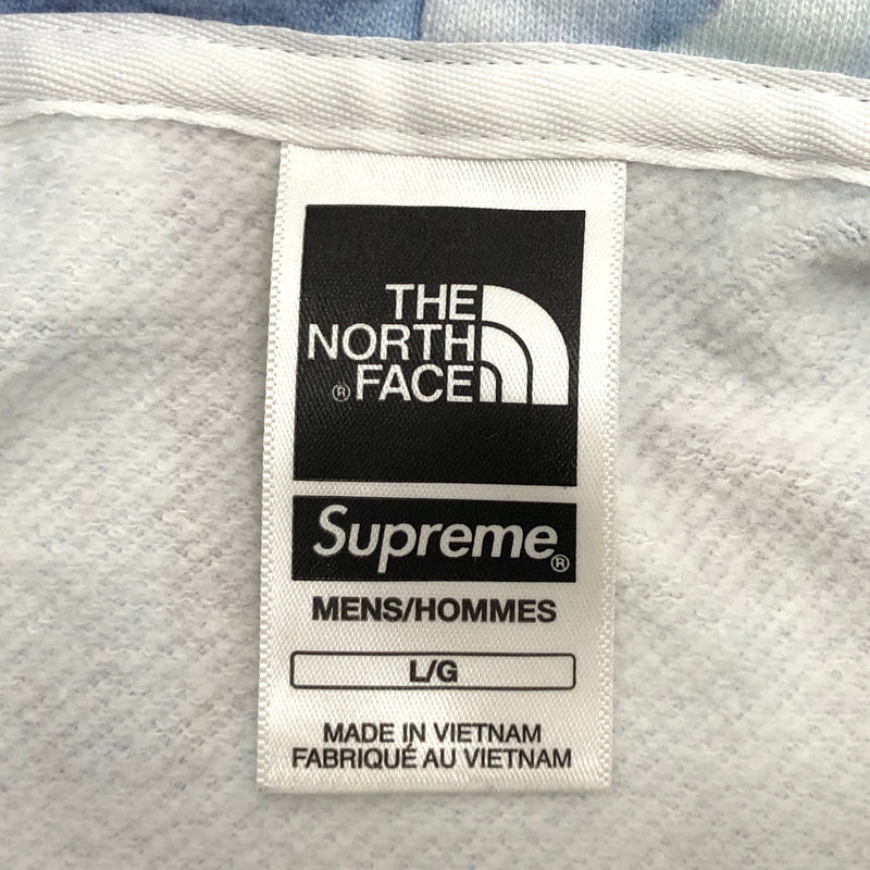 【中古品】【メンズ】 SUPREME × THE NORTH FACE 21SS ICE CLIMB HOODED SWEATSHIRT NT12100I フーディ パーカー 長袖 トップス 149-260617-rs-12-fur サイズ：L カラー：ブルー系 万代Net店
