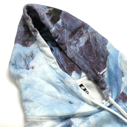【中古品】【メンズ】 SUPREME × THE NORTH FACE 21SS ICE CLIMB HOODED SWEATSHIRT NT12100I フーディ パーカー 長袖 トップス 149-260617-rs-12-fur サイズ：L カラー：ブルー系 万代Net店