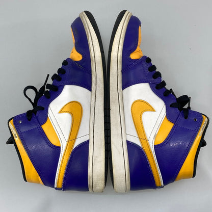 【中古品】【メンズ】 NIKE ナイキ DQ8426-517 AIR JORDAN 1 MID LAKERS スニーカー 160-251213-WA-06-iwa サイズ：26cm 万代Net店
