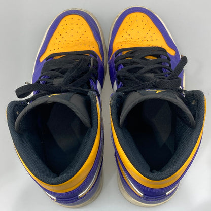 【中古品】【メンズ】 NIKE ナイキ DQ8426-517 AIR JORDAN 1 MID LAKERS スニーカー 160-251213-WA-06-iwa サイズ：26cm 万代Net店