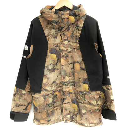 【中古品】【メンズ】 SUPREME × THE NORTH FACE 16AW LEAVES MOUNTAIN LIGHT JACKET NP51601I マウンテンジャケット マウンテンパーカー ジャケット アウター 149-260617-rs-13-fur サイズ：S カラー：ブラック/リアルツリー 万代Net店