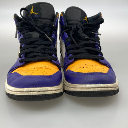 【中古品】【メンズ】 NIKE ナイキ DQ8426-517 AIR JORDAN 1 MID LAKERS スニーカー 160-251213-WA-06-iwa サイズ：26cm 万代Net店