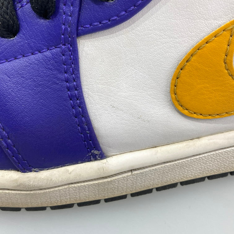 【中古品】【メンズ】 NIKE ナイキ DQ8426-517 AIR JORDAN 1 MID LAKERS スニーカー 160-251213-WA-06-iwa サイズ：26cm 万代Net店