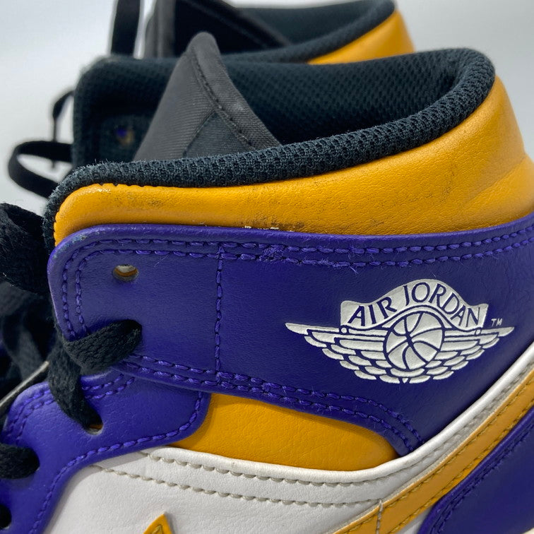 【中古品】【メンズ】 NIKE ナイキ DQ8426-517 AIR JORDAN 1 MID LAKERS スニーカー 160-251213-WA-06-iwa サイズ：26cm 万代Net店