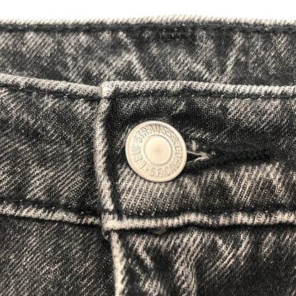 【現状渡し品】【メンズ】 LEVI'S リーバイス 502 BLACK DENIM PANT 29507-0453 デニムパンツ 切りっぱなし ジーンズ Gパン ボトムス 古着 158-260904-rs-04-fur サイズ：W29 カラー：ブラックユーズド 万代Net店