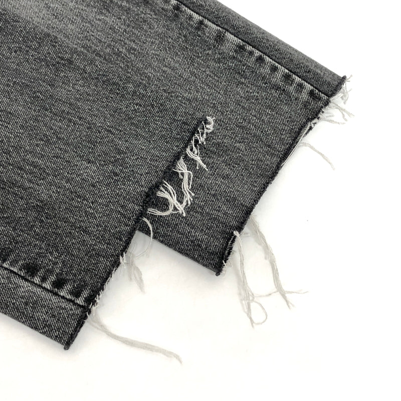 【現状渡し品】【メンズ】 LEVI'S リーバイス 502 BLACK DENIM PANT 29507-0453 デニムパンツ 切りっぱなし ジーンズ Gパン ボトムス 古着 158-260904-rs-04-fur サイズ：W29 カラー：ブラックユーズド 万代Net店