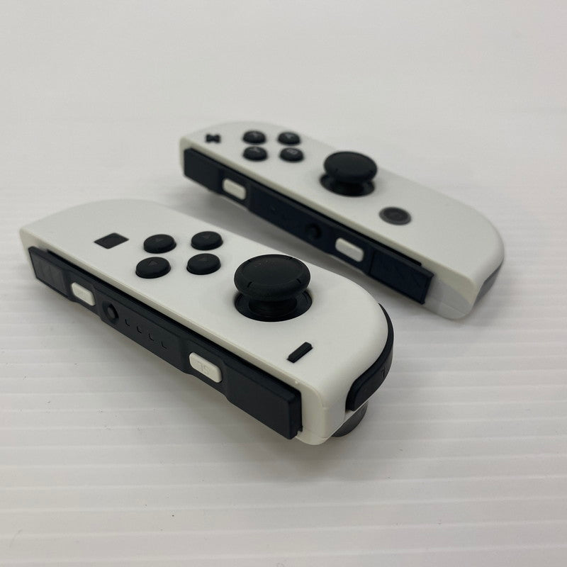【中古品】 Nintendo Switch(有機ELモデル) ニンテンドースイッチ Joy-Con(L)/(R) ホワイト ゲームハード 家庭用ゲーム機 ゲーム 034-250914-ts-1-tei カラー：ホワイト 万代Net店